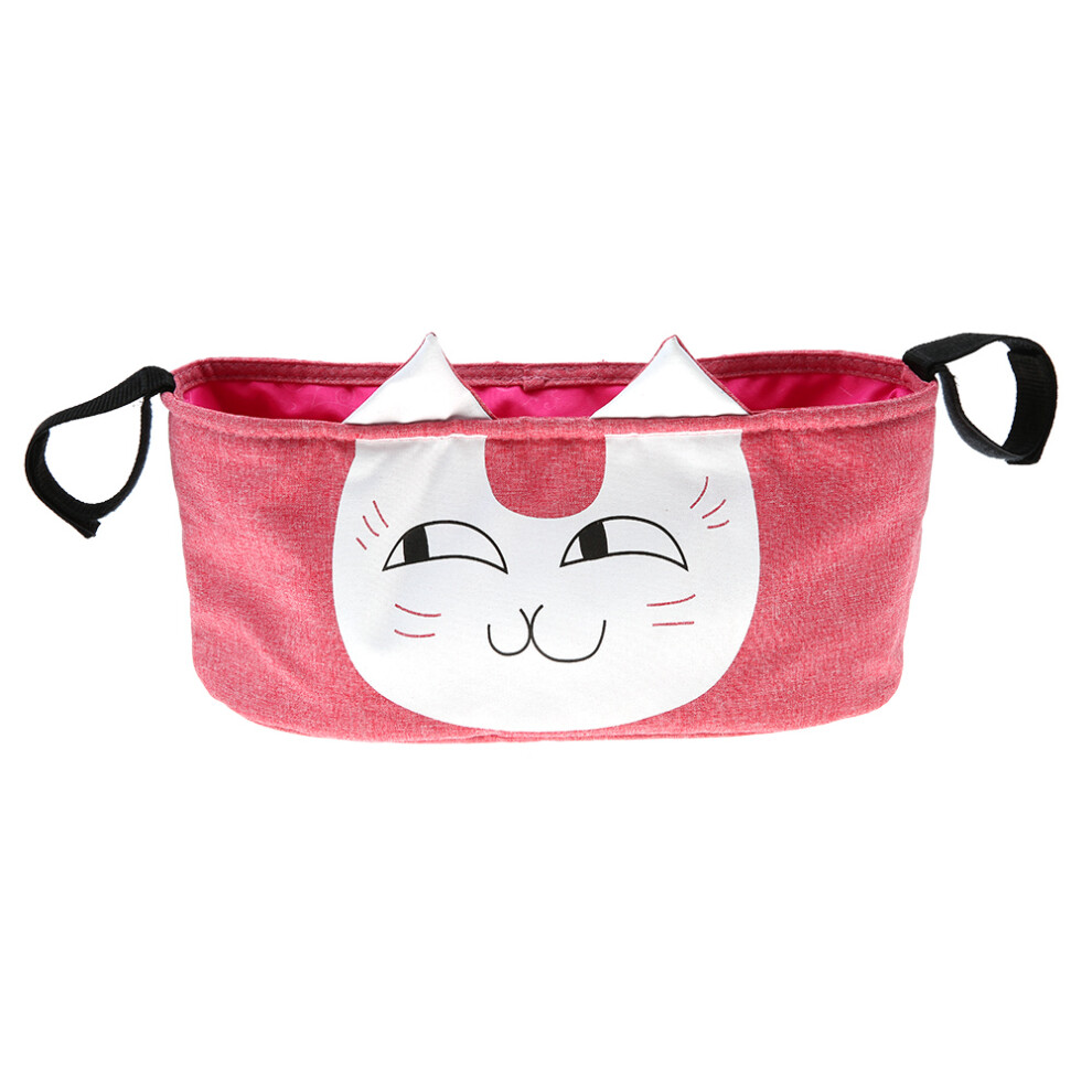 Multifunctional Storage Solution For Stroller, Spacious And Practical Organizer With Insulated Pockets, Universal Stroller Caddy Featuring Non Slip