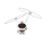 Drone com proteção automática de voo e sensor de gestos, mini drone LED para crianças, robô voador com controle remoto e design de hélice 1