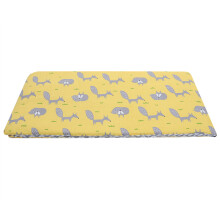 Craft Projects Inspired Baby Crib Liner with Fitted Crib Sheets Technology, Soft and Comfortable Cotton Fabric Padding, Multi-Angle Impact Defense