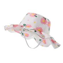 Beach Baby Sun Hat with Breathable Material, Soft and Skin-Friendly Toddler Hat for Summer, UPF50+ Sun Protective Fabric with Wide Brim, Lightweight