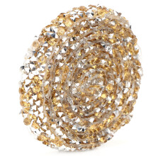Nastri in resina con strass scintillanti, rotolo di nastro autoadesivo con diamanti e cristalli per lavori artistici fai da te, nastro per cintura in