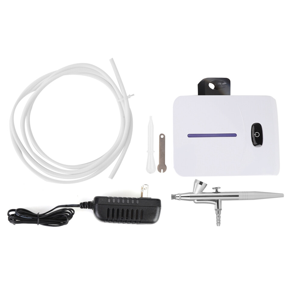 Portable Aquarium Air Pump, Energy Saving Silent Oxygen Pump with Dual Outlets, Fish Tank Oxygen Aerator Pump Easy Operation for Small to Medium