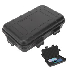 Protective Tool Box with Internal Padded Foam Shockproof Waterproof Dust Proof Hard Plastic Storage Case Moisture Proof Airtight for Mobile Phone