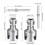 1/2inch 3/4inch Electric Drill PVC Pipe Threader PVC Thread Maker Tool Plastic Pipe Tap Die Pipe Threader Accessories 2