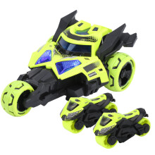 Carrinho de brinquedo acrobático com controle remoto, direção dupla, rotação de 360, sensor de gestos e controle por sensor de gravidade,