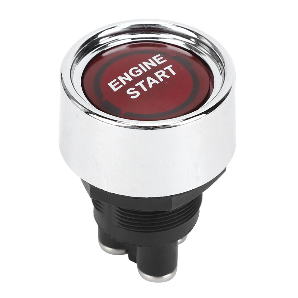 Led Ignition Starter Push Start Switch For Universal Engine Start Button High Performance Cars Nighttime Visibility Spst Momentary Switch Dc12v Red 9014198331427