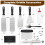 14 Pcs Professional Stainless Steel Griddle Grill Tools Set BBQ Accessories 3