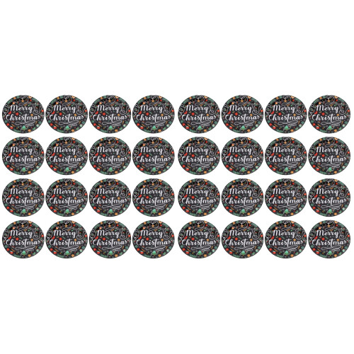 60Pcs Multi-Color Paper Xmas Theme Serving 2