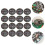 60Pcs Multi-Color Paper Xmas Theme Serving 9
