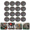 60Pcs Multi-Color Paper Xmas Theme Serving 10