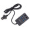 Διανομέας USB γενικής συμβατότητας με συμπαγή σχεδιασμό, προστασία από υπερτάσεις 5