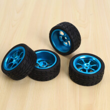 65mm Metal Wheel Rim + High Grip Rubber Tires Tyres for 144001 A959 A959-B 124019 124018 RC Car Parts,