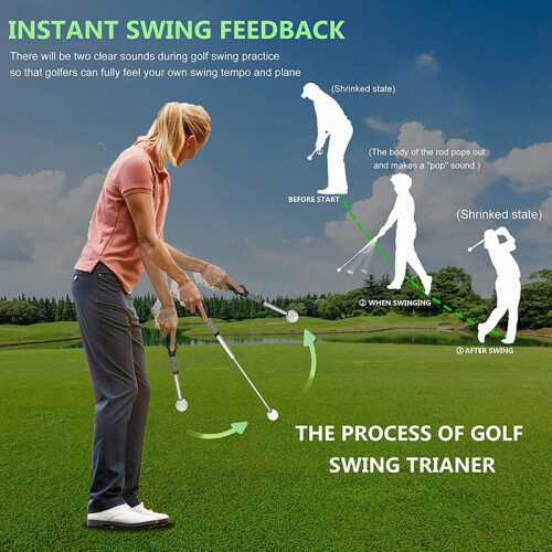 Swing Trainer Aid -  Swing Training Aid for Flexibility, Tempo, and Strength  Warm- Stick 1