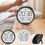 Large LED Digital Wall Clock with Auto-Brightness, Temp Display, Silent & Low-Reflectivity – White 5