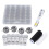 Transparent Bobbin Storage Case, Dust Proof Organizer with Separate Spot Configuration, Portable Clear Case for Sewing Machine Spools, Reusable 6