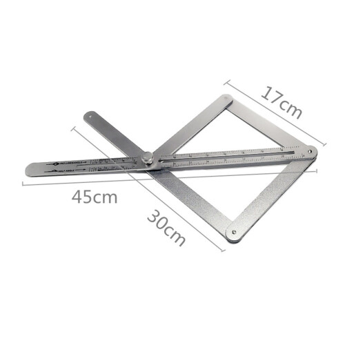 Multi Angle Stainless Steel Protractor Corner Angle Finder Precision Tool For Woodworking And Measuring 2