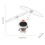 Drone com proteção automática de voo e sensor de gestos, mini drone LED para crianças, robô voador com controle remoto e design de hélice 2