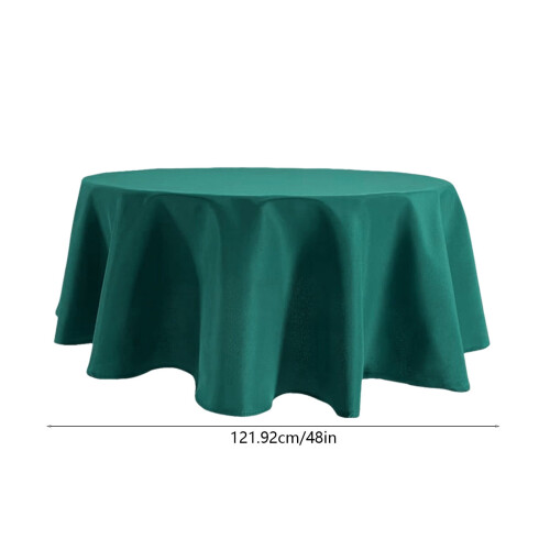 Elegant Round Tablecloth – Durable Polyester, Easy Clean, Versatile for Home, Restaurants & Pubs 1