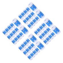 80St Blauwe Plastic Rijteller Voor Breien Met Flexibele Naaldenhouder