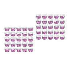 200St Papieren Cupcake Wraps Paars Wegwerp Voor Baktijd En Partijen