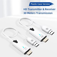 1080P 30M Kabelloser HD-Video-Audio-Sender-Empfänger-Extender-Displayadapter-Dongle für TV-Box-Monitor-Projektor-PC