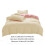 Σετ σεντόνια μικροϊνών Tupukom 4 τεμαχίων (king size/twin/full/queen size), ποιότητας ξενοδοχείου, 8