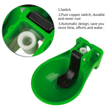 Plastic Automatic Water Trough for Farm Livestock Touch Switch Valve 12L Size