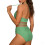 Women's Tummy Control One-Piece Swimsuit Retro Ruched 4