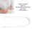 White USB Rechargeable Neck Reading Light, 1000mAh Battery 4