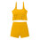 Women's Two-Piece Bikini Set with Strappy Top and Boxer 6