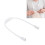 White USB Rechargeable Neck Reading Light, 1000mAh Battery 14