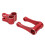 1/4 Promoto MX Red Knuckle Pull Rod Aluminium 13