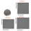 Fridge Silicone Mat with Raised Edge,Under Refrigerator Mat,Protect Carpet 60*50cm Black 6
