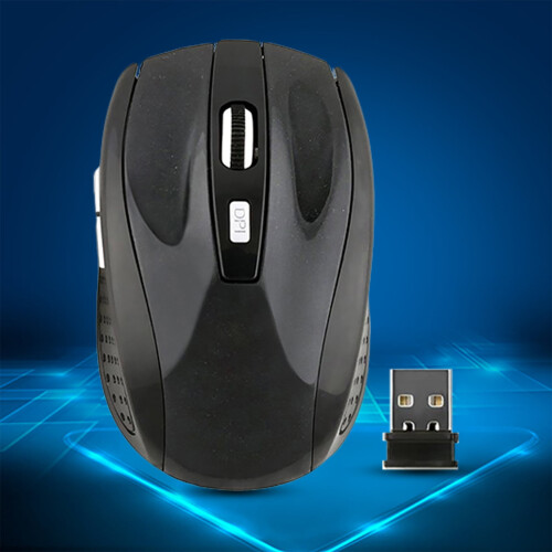 2.4GHz Mouse Portable USB 2.0 Receiver Mini Wireless Optical Mouse for Laptop PC Computer 2