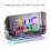 7-inch RGB Projection Alarm Clock 12/24H USB Black 2