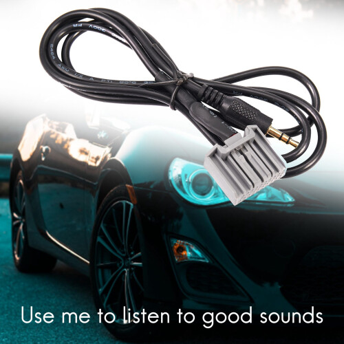 3.5mm Audio Car GPS AUX Adapter Cable For   2006-2013 Input Connector 2