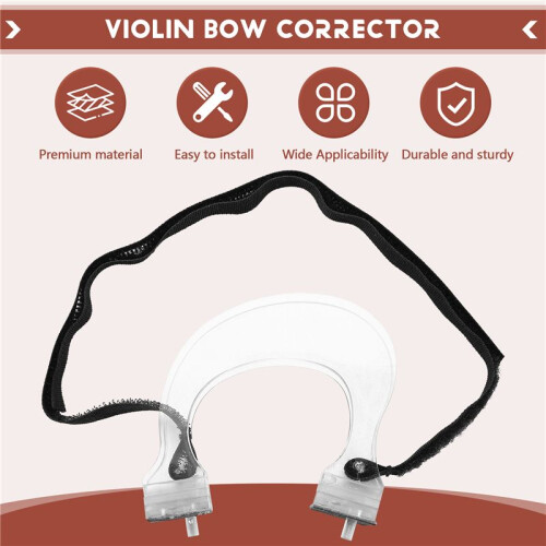 1/2 4/4 Violin Bow Straighten Collimator Corrector Tool Guide for Beginner Practice Training Exercise 1