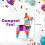 Mini Donkey Piñata 4" x 7" Rainbow Fiesta Decor 3