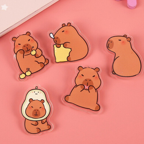 Καρφίτσες Capybara Χαριτωμένες καρφίτσες Capybara Καρφίτσες κινουμένων σχεδίων 2