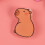 Καρφίτσες Capybara Χαριτωμένες καρφίτσες Capybara Καρφίτσες κινουμένων σχεδίων 4