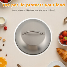 Griddle Accessories Heavy Duty 9in Wide Smashed Burger Melting Cheese Dome Cover Stainless Steel Basting Steaming Cover