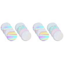 400Pcs Badge Film 70mm (2.76 in), 8 Styles of Holographic Glitter, Badge Protective Film for 2.25 Inch 58mm Button Maker