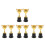 8 Pcs Mini Gold Trophy With Square Base - Plastic Award 7