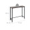Industrial Console Table - Narrow, Metal Frame, Wood Top 3