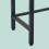 Industrial Console Table - Narrow, Metal Frame, Wood Top 4