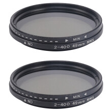 2X ND2-400 Neutral Density Fader Filtro ND Variabile Filtro Regolabile da 49 mm per per per Obiettivo Della Fotocamera