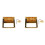 2pcs 6 Roller Saddle 6 String Humbucker Guitar Bridge for Tele Telecaster Guitar (Gold) 1
