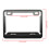 Motorcycle License Plate Bracket Rustproof 2-Hole 3