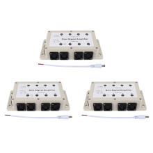 3X Dc12-24V 8 Canali di Uscita Dmx Dmx512 Led Distributore di Segnale Amplificatore Splitter Distributore per Attrezzature Domestiche