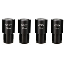 8 STÜCK WF10X Weitfeld Okular Biologisches Mikroskop Optische Linse Okular Weit Winkel 23,2 mm Montage GrößE